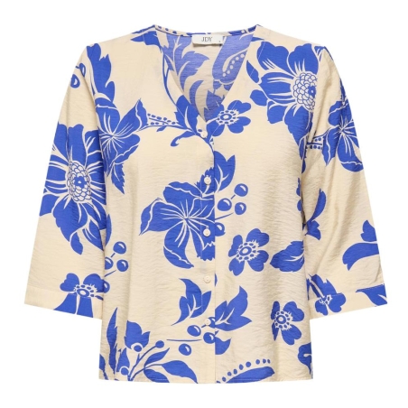 Blouse Beige/Bleu Femme JDY Troya