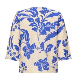 Blouse Beige/Bleu Femme JDY Troya