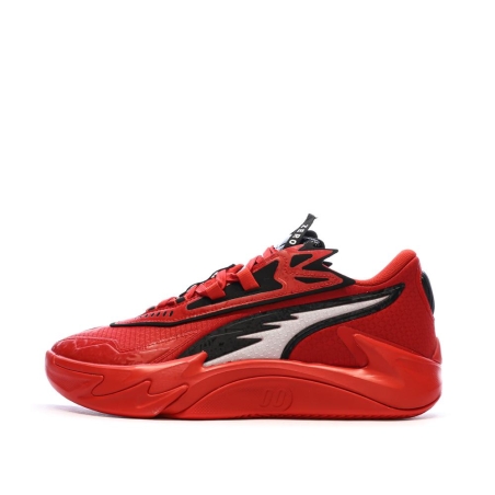 Chaussures de Basketball Rouges/Noires Homme Puma Zeros