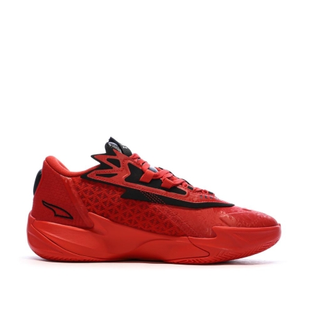 Chaussures de Basketball Rouges/Noires Homme Puma Zeros