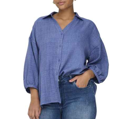 Chemise Bleu Femme Only Carmakoma Katie