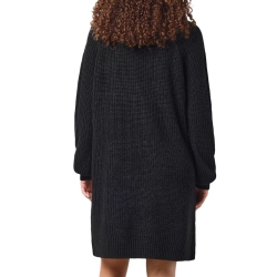 Robe Pull en Maille Noir Femme Noisy May Timmy