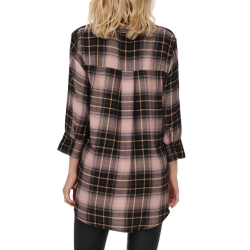 Chemise à Carreaux Rose/Noir Femme Only Canberra