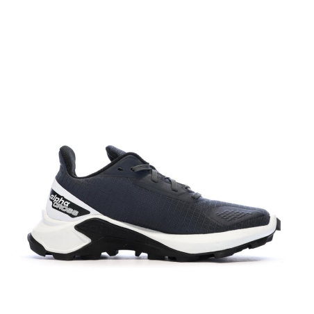 Chaussures de randonnées Noires/Blanches Homme Salomon Alphacross Blast