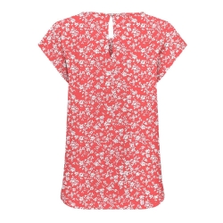 Top Rose/Blanc à motifs Femme Only Nova