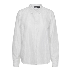 Chemise Blanche/Argenté Femme Pieces Cirene