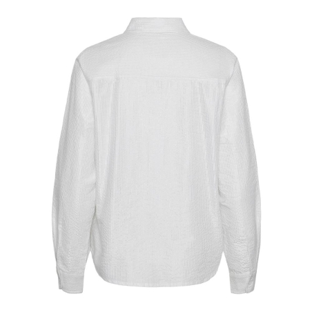 Chemise Blanche/Argenté Femme Pieces Cirene