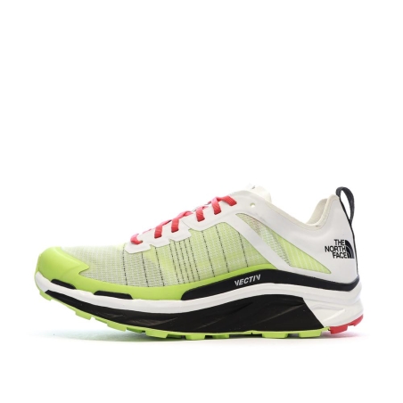 Chaussures de trail Blanches/Noires Femme The North Face Vectiv