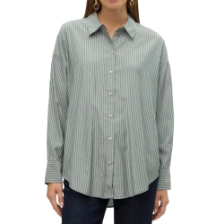 Chemise Kaki/Blanche Femme Vero Moda Nora