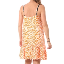 Robe Orange Femme Only Strap Rio
