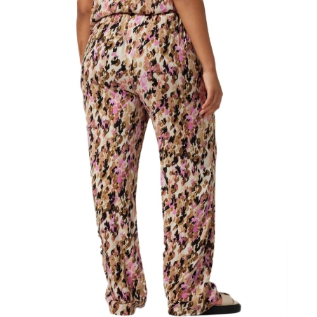 Pantalon Beige à Motifs Femme Vero Moda Curve Easy Hw Wide