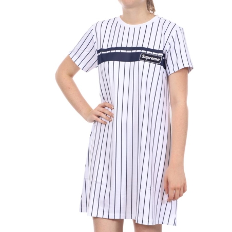 Robe Blanche Femme Supreme Tenny