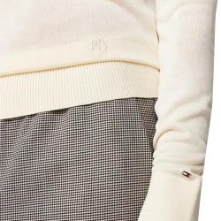 Pull Ecru Femme Tommy Hilfiger WW0WW40982
