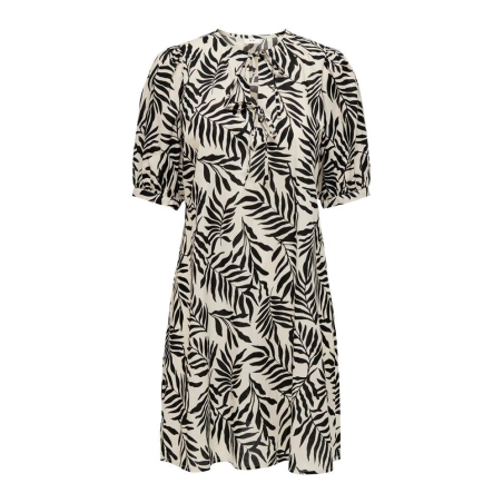 Robe Beige/Noire Femme JDY Mia