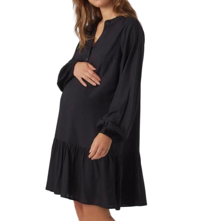 Robe Noire Femme Mamalicious Mercy