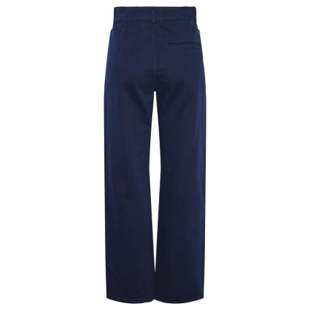 Pantalon Marine Bleu Femme Pieces Maud