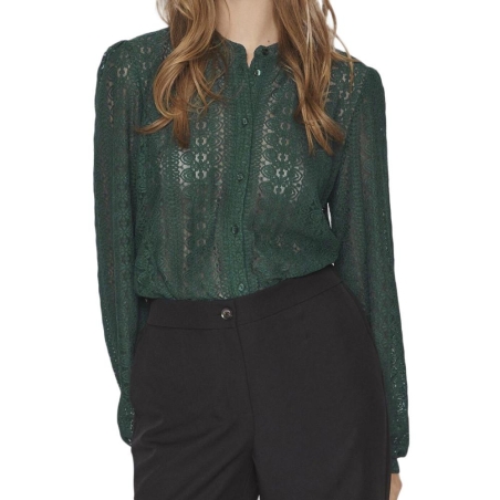 Blouse Verte Femme Vila Chikka
