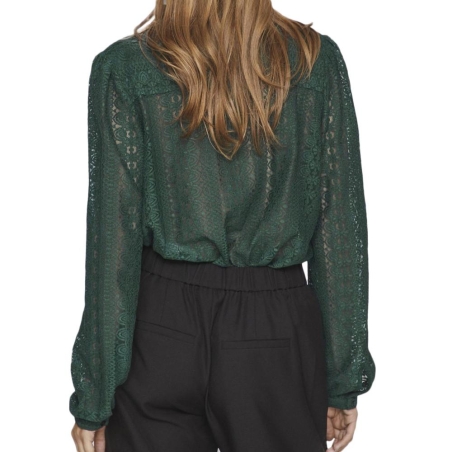 Blouse Verte Femme Vila Chikka