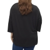 Pull Noir Femme Vero Moda Curve Brianna 3/4