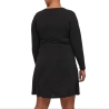 Robe Noire Femme Vila Evoked Borneo