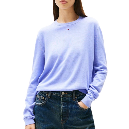 Pull Bleu Femme Tommy Hilfiger Essential DW0DW20159