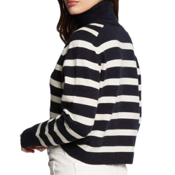 Pull Marine/Ivoire Femme Morgan MLAGON