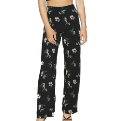 Pantalon Noir à Motifs Femme Vero Moda Curve Easy Hw Wide
