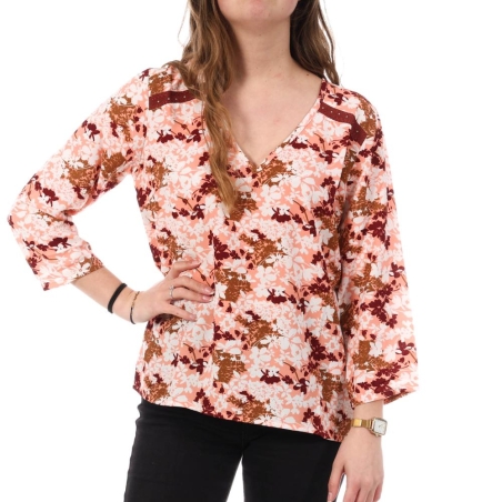 Chemise Rose/Rouge Femme Kaporal CHARI