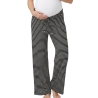Pantalon Noir/Blanc Femme Mamalicious Mette