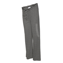 Pantalon Noir/Blanc Femme Mamalicious Mette