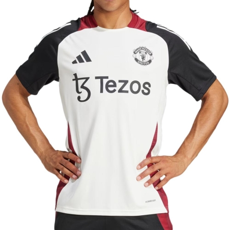Manchester United Maillot Training Blanc Adidas Tiro 24