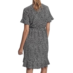 Robe Noire/Blanche Femme Vero Moda Henna
