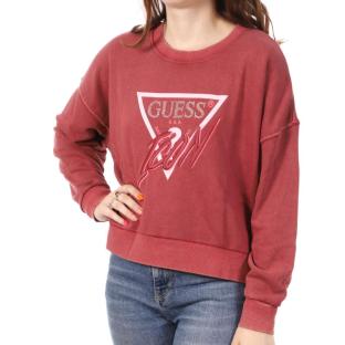 Sweat Rouge Femme Guess G-W3GQ03