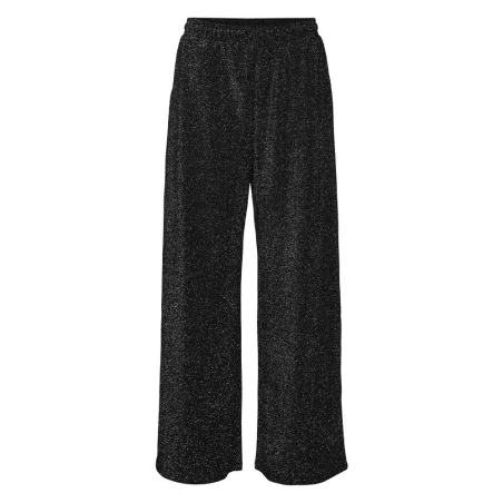 Pantalon Paillette fluide Noir Femme Vero Moda