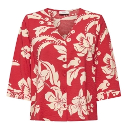 Blouse Rouge/Beige Femme JDY Troya