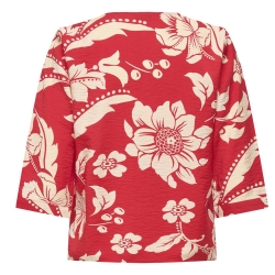 Blouse Rouge/Beige Femme JDY Troya