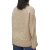 Pull en Maille Beige Femme Vero Moda Curve Cingrid
