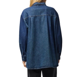 Chemise Bleu Foncé Femme Pieces Maisie
