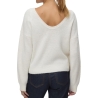 Pull Blanc Femme Vero Moda Mellie