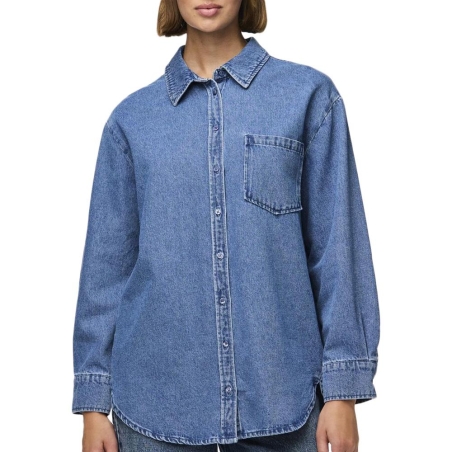 Chemise Bleu Femme Pieces Maisie