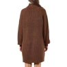 Robe Pull en Maille Marron Femme Noisy May Timmy