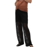 Pantalon en Dentelle Noir Femme Mamalicious Barbara