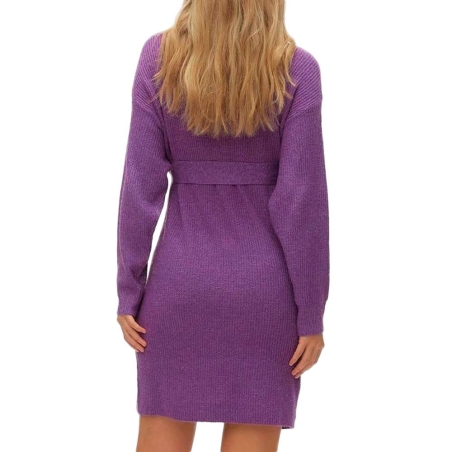 Robe de Grossesse Violette Femme Mamalicious Vala