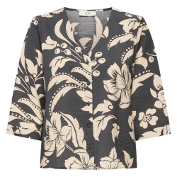 Blouse Beige/Gris Foncé Femme JDY Troya