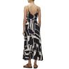 Robe Noir/Beige Femme Vero Moda Easy