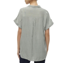 Chemise Blanche/Verte Femme Vero Moda Bumpy 10310139