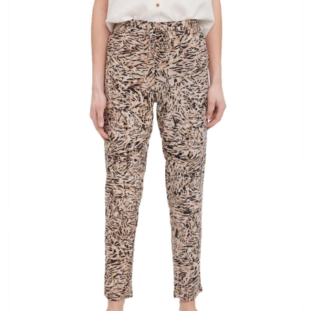 Pantalon Beige Imprimé Femme Vero Moda Easy