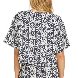 Chemise Noir/Ecru Femme Billabong Sunflower