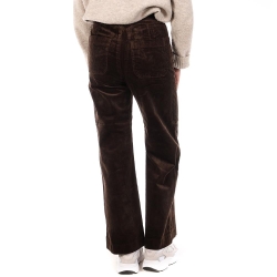 Pantalon en Velours Marron Femme Oraije Victorine