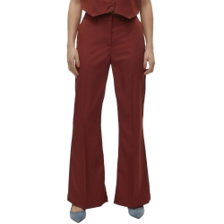 Pantalon à Pinces Terracotta Femme Vero Moda Tara